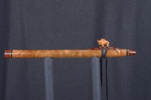 Teak Burl Native American Flute, Minor, Low F-4, #U3E (9)